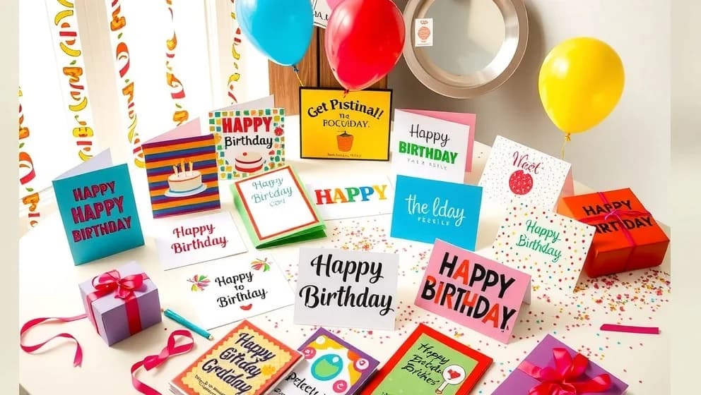 Grattis på födelsedagen kort som gör dagen speciell